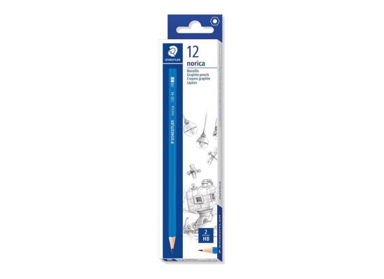 Staedtler Norica HB Pencil Ref (130 46) without eraser pack of 12